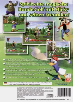 Disney Golf Classic (Japan) box cover back